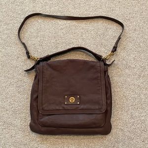 Marc by Marc Jacobs Brown Leather Messenger Bag